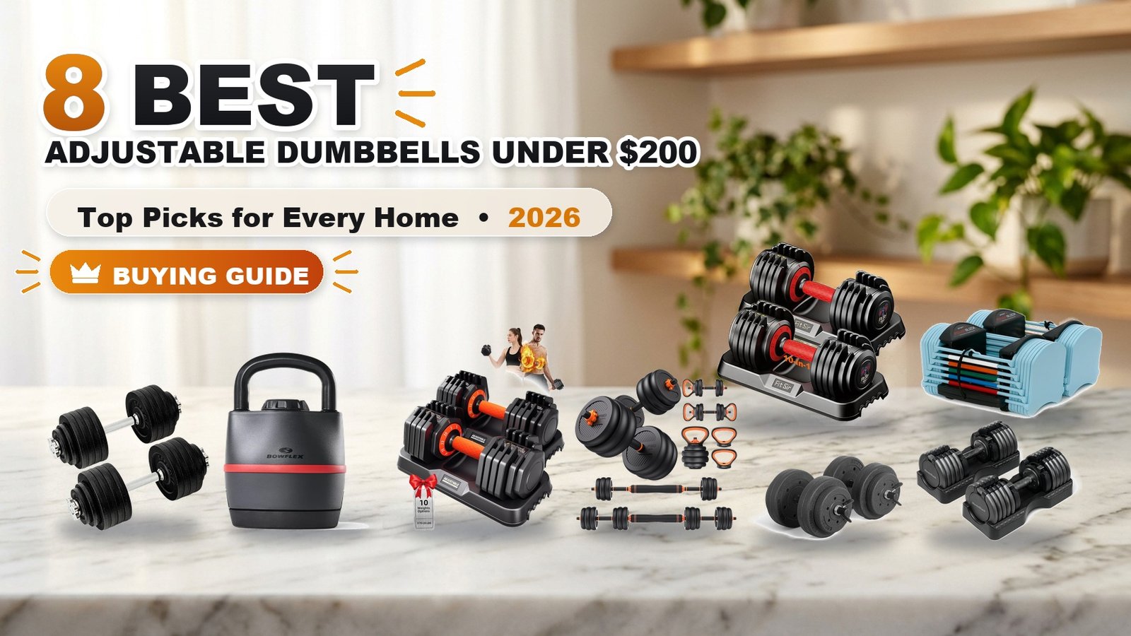 8 Best Adjustable Dumbbells Under $200 - best adjustable dumbbells under $200