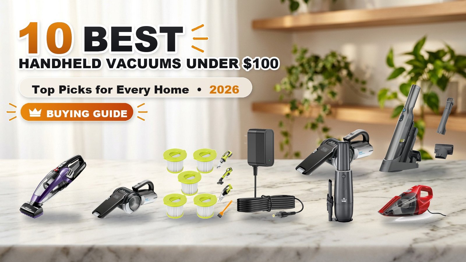 10 Best Handheld Vacuums Under $100 - best handheld vacuums under $100