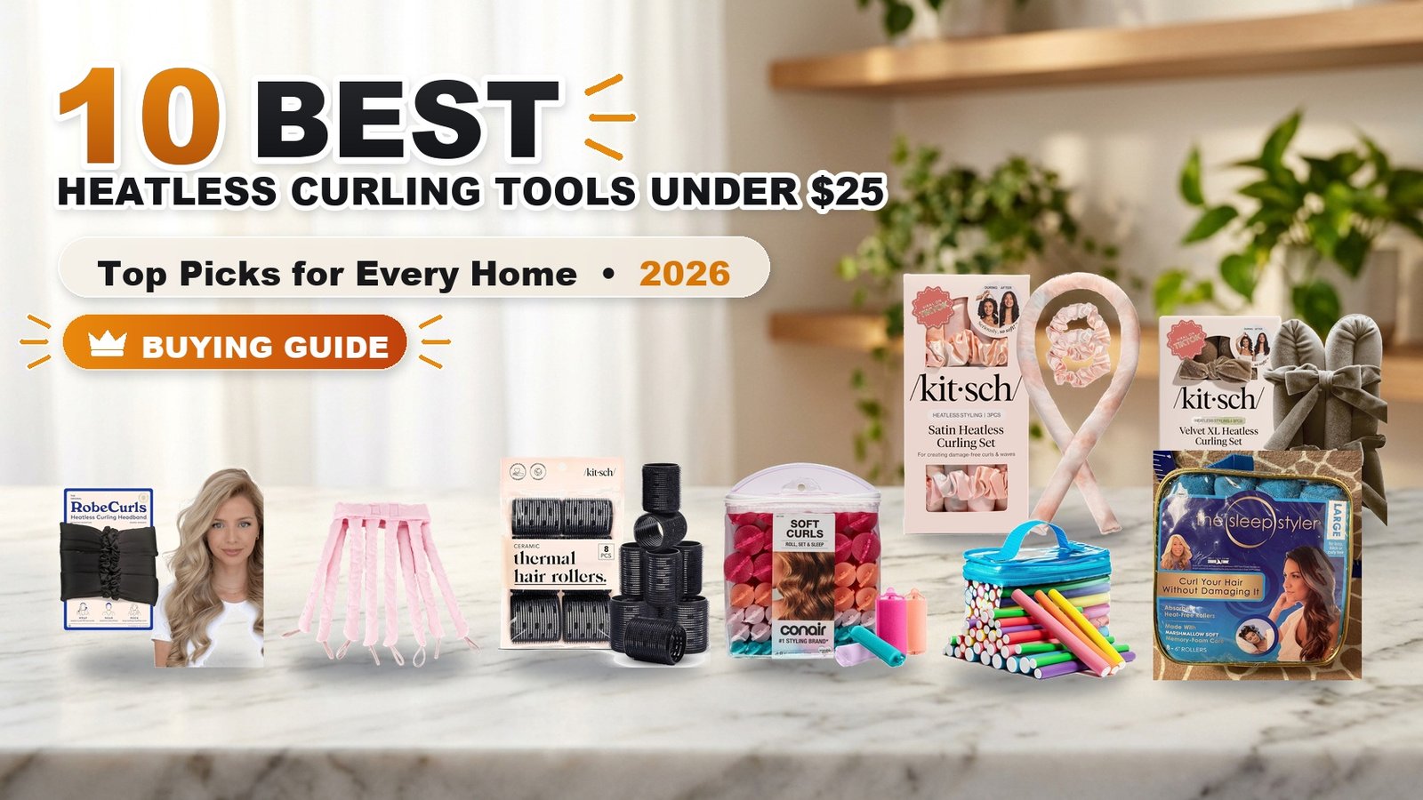10 Best Heatless Curling Tools Under $25 - best heatless curling tools