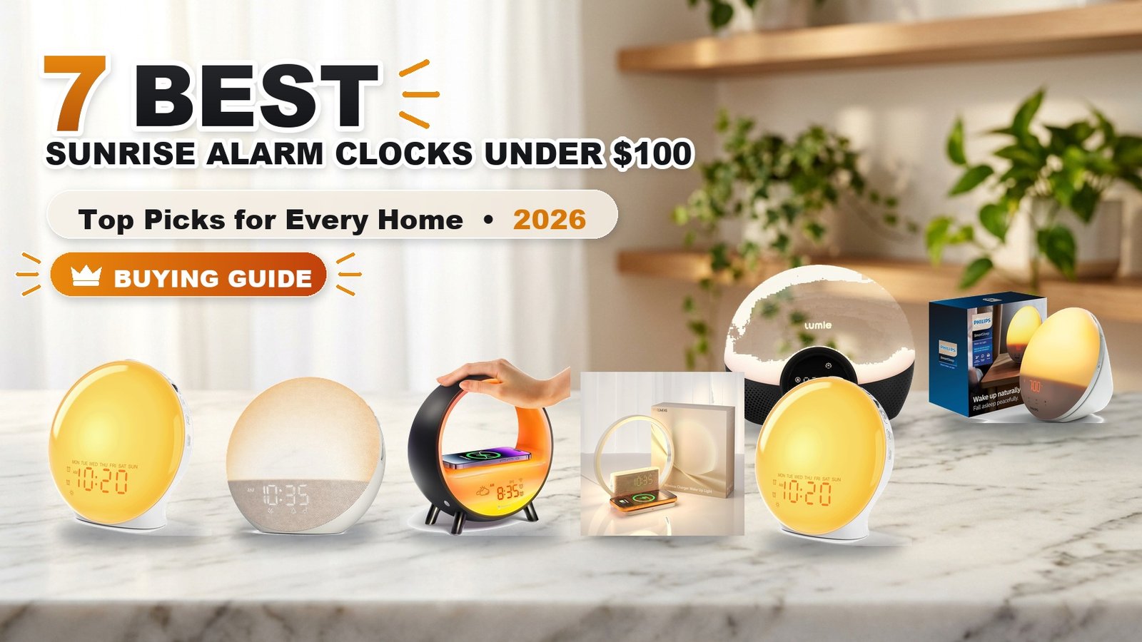 7 Best Sunrise Alarm Clocks Under $100 - best sunrise alarm clocks under $100