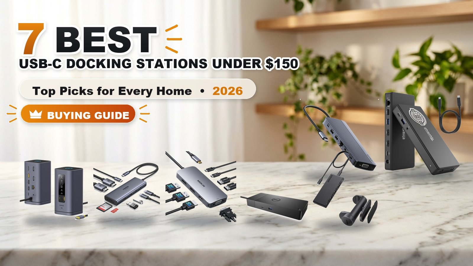 7 Best USB-C Docking Stations Under $150 - best USB-C docking stations under $150