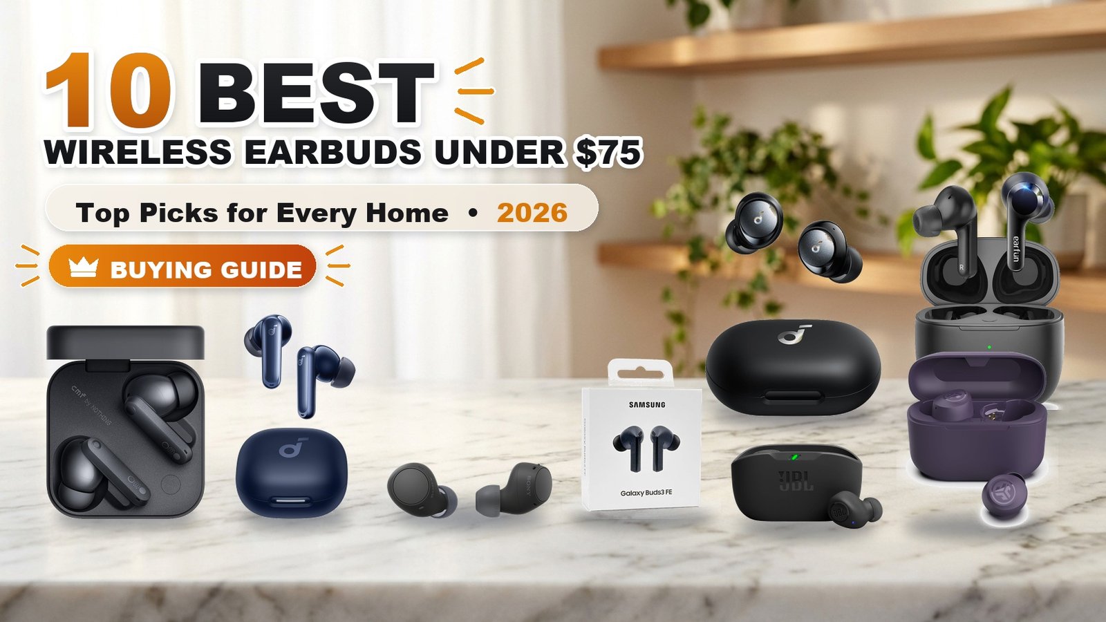 10 Best Wireless Earbuds Under $75 - best wireless earbuds under $75