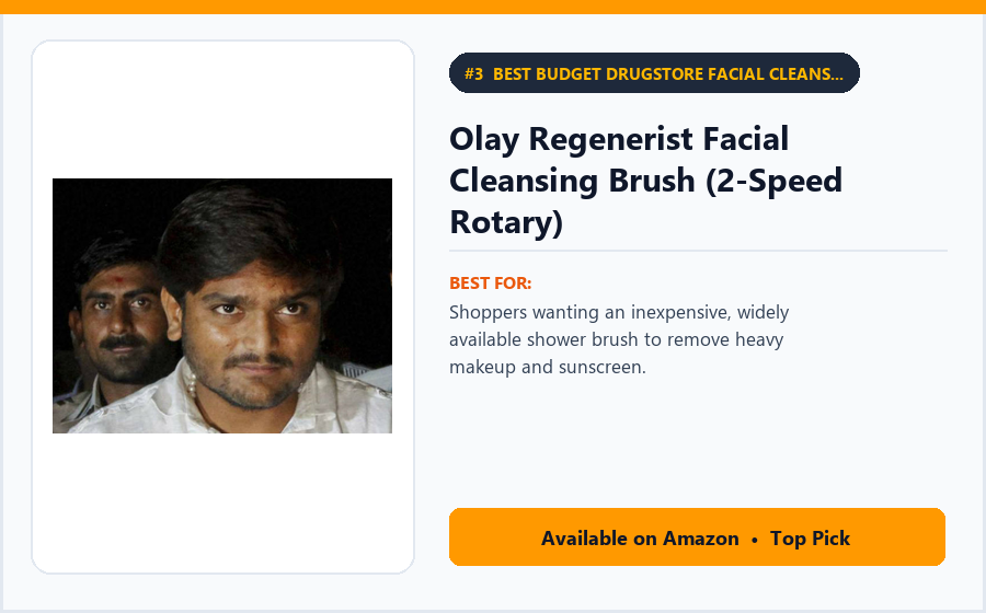 Olay Regenerist Facial Cleansing Brush (2-Speed Rotary) - Best Budget Drugstore Facial Cleansing Brush Under $30 (best facial cleansing brushes)